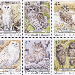 US 932 Trust Territories Marshall Islands NH VF Owls Block