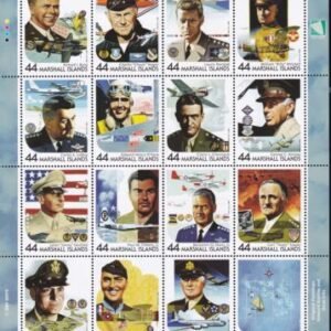 US 938 Trust Territories Marshall Islands NH VF Military Air Heroes M/S