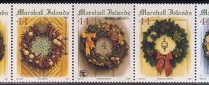 US 954 Trust Territories Marshall Islands NH VF Christmas Strip