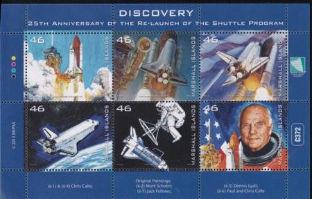 INV-24153itExt_36feee4d-5742-4dd5-b822-cfeee9024336 US 1067 Trust Territories Marshall Islands NH VF Shuttle Anniv. Sheet