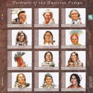 US 987 Trust Territories Marshall Islands NH VF Famous American Indians Sheet