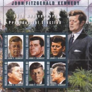 US 975 Trust Territories Marshall Islands NH VF JFK Sheet Of 6