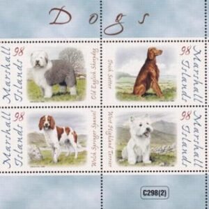 US 952-53 Trust Territories Marshall Islands NH VF Dogs Strip & M/S