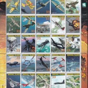 US 728 Trust Territories Marshall Islands NH VF Legendary Aircraft M/S