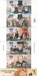 US 740-46 Trust Territories Marshall Islands NH VF Churchill Booklet Pane
