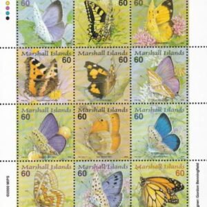 US 752 Trust Territories Marshall Islands NH VF Butterflies M/S