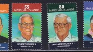 US 772-75 Trust Territories Marshall Islands NH VF Famous People