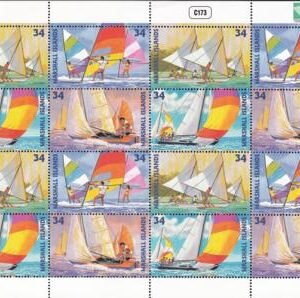 US 778 Trust Territories Marshall Islands NH VF Racing Boats