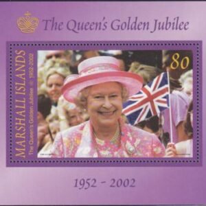 US 794 Trust Territories Marshall Islands NH VF Elizabeth II Golden Jubilee S/S