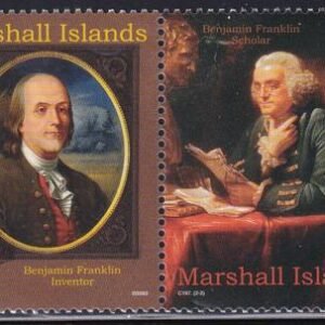 US 804 Trust Territories Marshall Islands NH VF Ben Franklin
