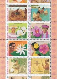 US 838 Trust Territories Marshall Islands NH VF Culture M/S