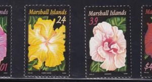 US 860-63 Trust Territories Marshall Islands NH VF Hibiscus