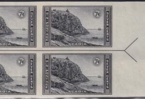 US 762 7¢ Acadia Farley Mint Positions No Gum VF Left Or Right Arrow Block