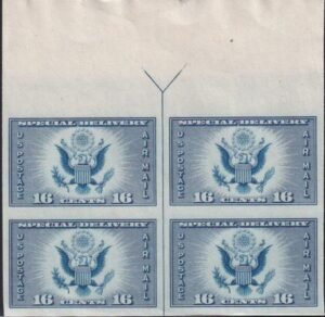 US 771 16¢ Special Delivery Farley Mint Positions No Gum VF Top Or Bot. Arrow Block