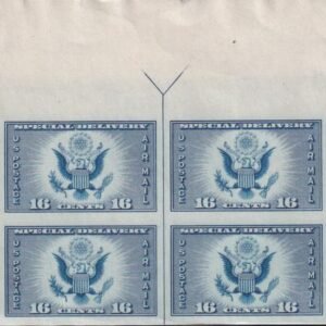 US 771 16¢ Special Delivery Farley Mint Positions No Gum VF Top Or Bot. Arrow Block