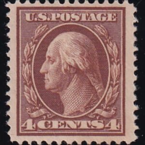 US 377 Washington / Franklin Mint NH VF Jumbo, Photo Of PF Cert For Block