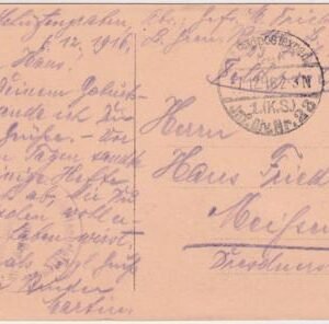 Germany 1916 Early Flight Photocard with Aircraft and Personnel