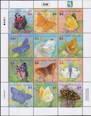 INV-24525itExt_b87f1147-9468-4039-8fd8-9038abf48061 US 876 Trust Territories Marshall Islands NH VF Butterflies M/S