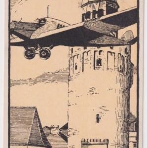 Germany 1924 First Flight Card Goerlitz Flight on Offical Postal Card
