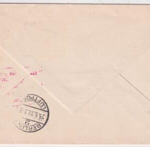 Germany 1927 Berlin - Cottbus First Flight Cover