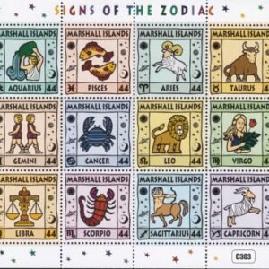 US 958 Trust Territories Marshall Islands NH VF Zodiac Signs M/S