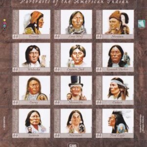 US 960 Trust Territories Marshall Islands NH VF Famous American Indians M/S