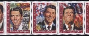 US 980 Trust Territories Marshall Islands NH VF Ronald Reagan Strip