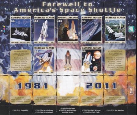 INV-24625itExt_9c3cc077-1b4e-4d13-ac11-c45dafc259d4 US 1001 Trust Territories Marshall Islands NH VF Farewell To Space Shuttle