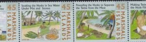 US 1031 Trust Territories Marshall Islands NH VF Toblar Coconut Strip