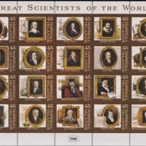 US 1032 Trust Territories Marshall Islands NH VF Great Scientists M/S