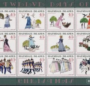 US 1040 Trust Territories Marshall Islands NH VF Christmas Sheet