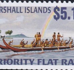 US 1042 Trust Territories Marshall Islands NH VF Chuuk War Canoe