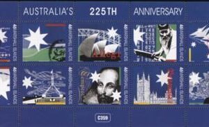 US 1044 Trust Territories Marshall Islands NH VF Australia Anniversary Sheet