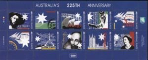 US 1044 Trust Territories Marshall Islands NH VF Australia Anniversary Sheet