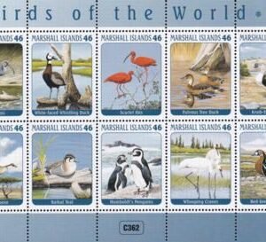 US 1056 Trust Territories Marshall Islands NH VF Birds Of The World II Sheet