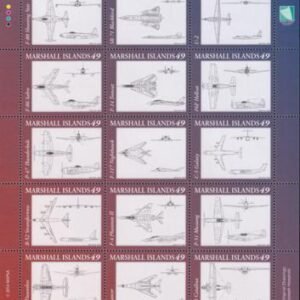 US 1082 Trust Territories Marshall Islands NH VF Military Aircraft II Sheet