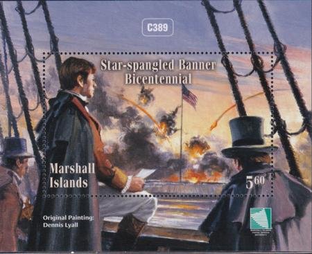INV-24691itExt_83a1d5ec-5706-4109-92d4-b7aabb207364 US 1088 Trust Territories Marshall Islands NH VF Star-Spangled Banner S/S