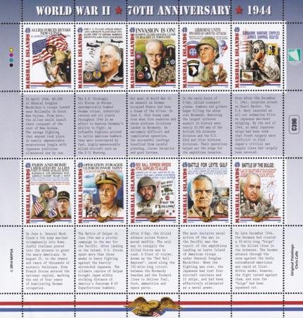 INV-24692itExt_dfde0188-4857-4f2f-b058-bc8bfa088220 US 1089 Trust Territories Marshall Islands NH VF World War II Event Sheet