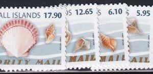 US 1090-94 Trust Territories Marshall Islands NH VF Shells Priority Mail