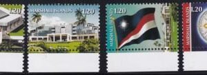 US 1119-22 Trust Territories Marshall Islands NH VF National Icons