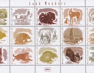 US 1126 Trust Territories Marshall Islands NH VF Land Wonders Mammals Sheet