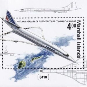 US 1131 Trust Territories Marshall Islands NH VF Concorde Flight S/S