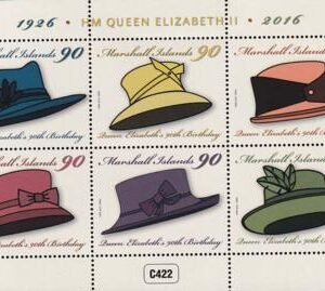 US 1139 Trust Territories Marshall Islands NH VF Queen Elizabeth Hats Sheet