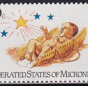 US 22,C7-9 Trust Territories Micronesia NH VF Christmas