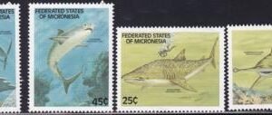 US 77-80 Trust Territories Micronesia NH VF Sharks(2 pr)