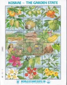 US 103 Trust Territories Micronesia NH VF Fruits & Flowers M/S