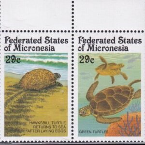 US 134-37 Trust Territories Micronesia NH VF Turtles(2pr)
