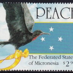 US 142 Trust Territories Micronesia NH VF Frigatebird, Flag S/S