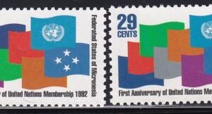 US 152-53 Trust Territories Micronesia NH VF UN Membership