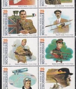 US 155 Trust Territories Micronesia NH VF Pioneers Of Flight